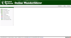 Desktop Screenshot of karte.naturpark-hochtaunus.de