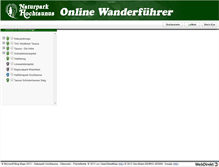 Tablet Screenshot of karte.naturpark-hochtaunus.de